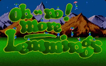 Oh No! More Lemmings screen shot title